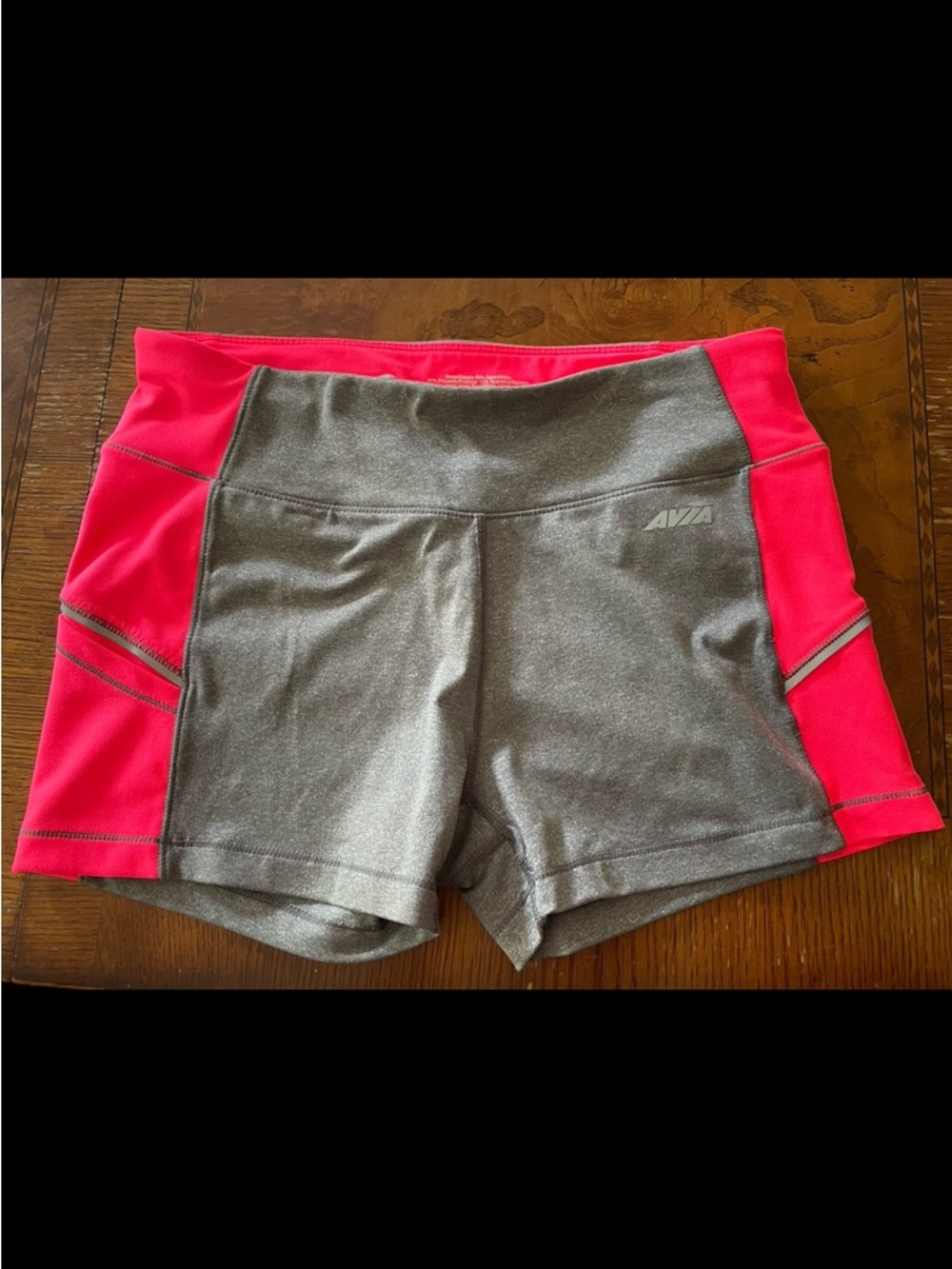 Gray & Pink Athletic Shorts